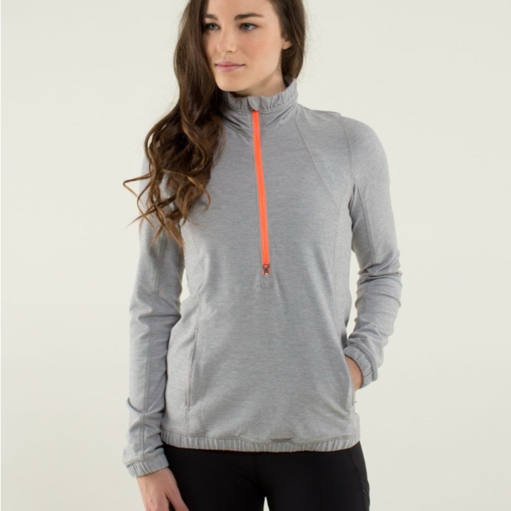 Lululemon Forthright 1/2 Zip
Heathered Medium Grey / Ambient Grey